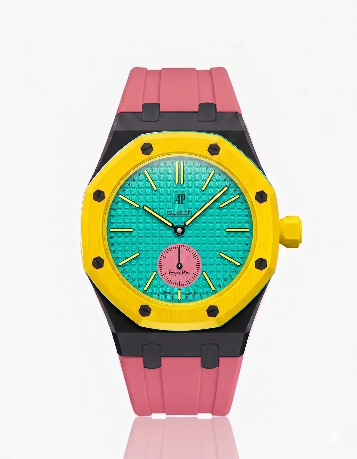 Silicone Strap & Case Royal Pop Otg Roz(Customize Colors)