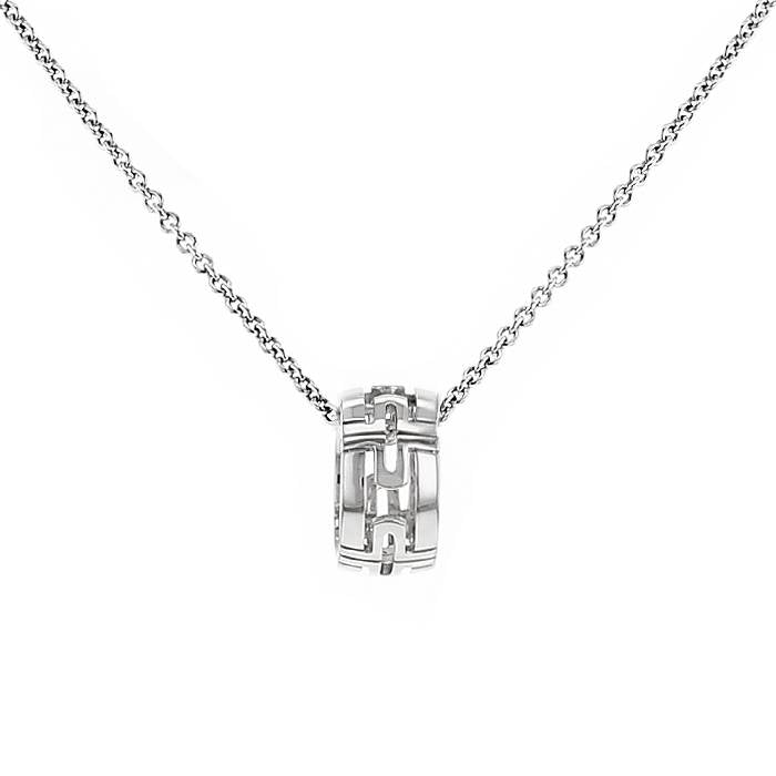 [Vicky]PARENTESI NECKLACE SILVER
