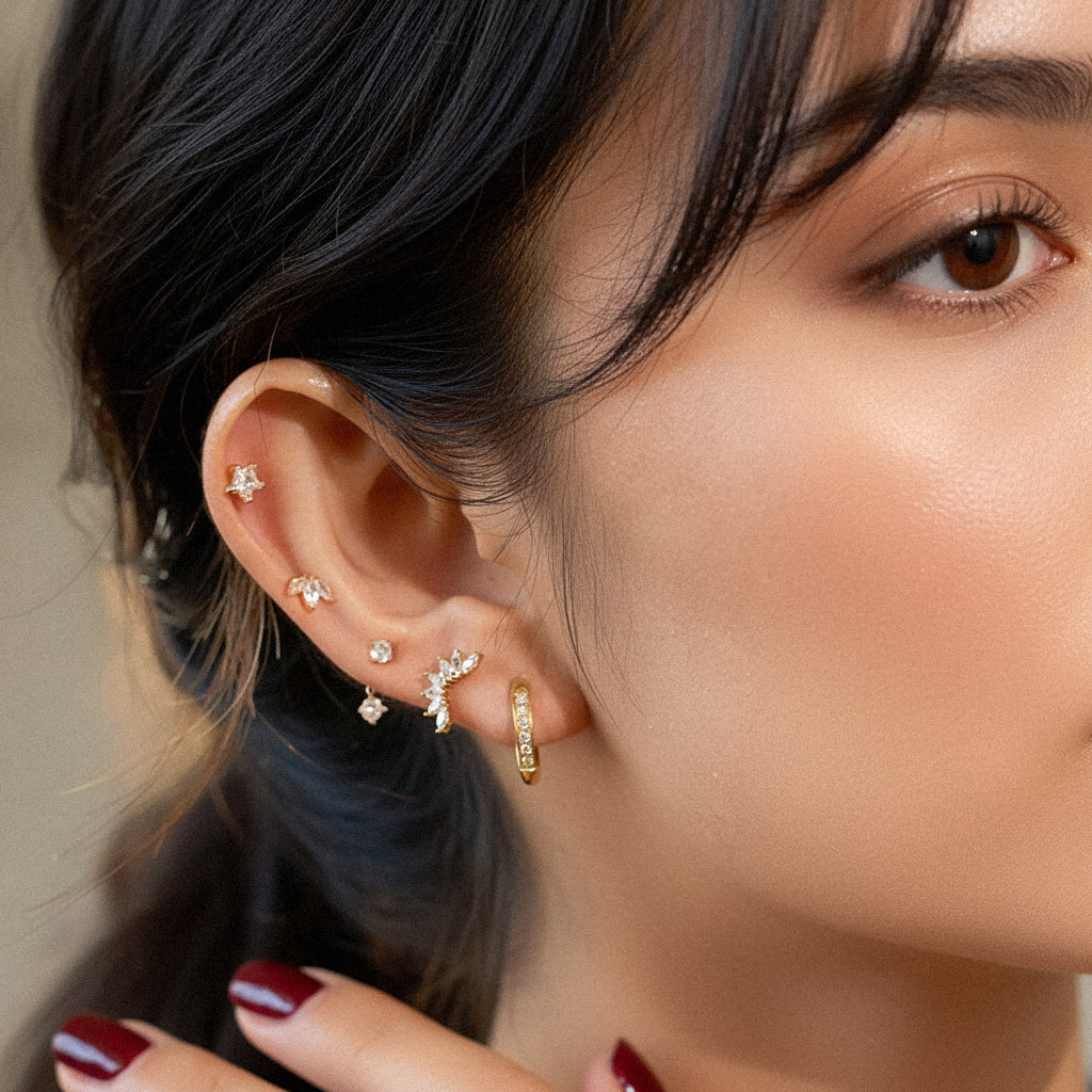 [Royal Vicky]Essential Diamond Earrings Bundle