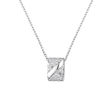 [Royal&Vicky]LIENS EVIDENCE DIAMOND PAVED NECKLACE