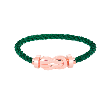 [Royal&Vicky]CHANCE LARGE 8 FIGURE BUCKLE NO DIAMOND BRACELET ROSE GOLD