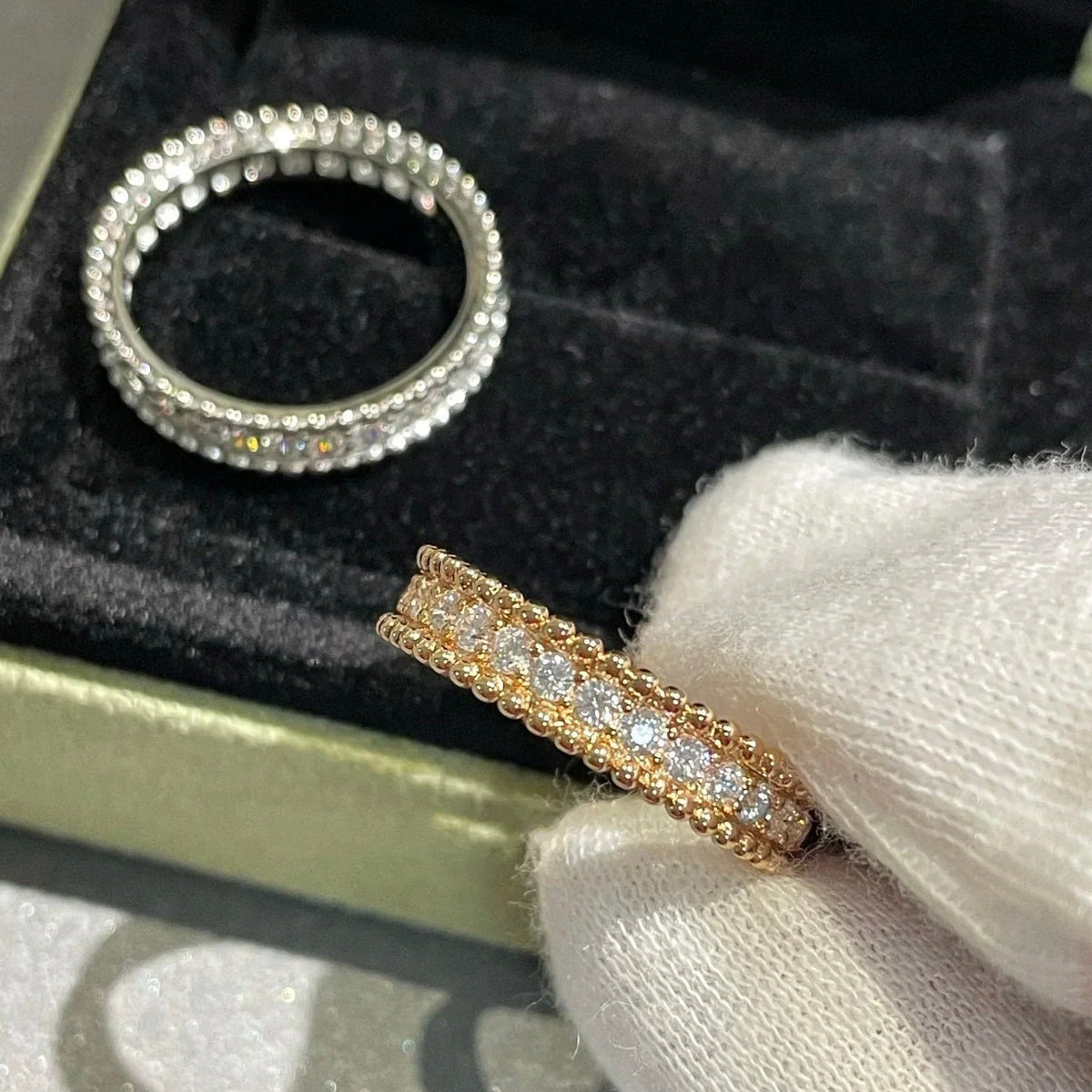 [Royal&Vicky]PERLEE DIAMOND ROSE GOLD RING