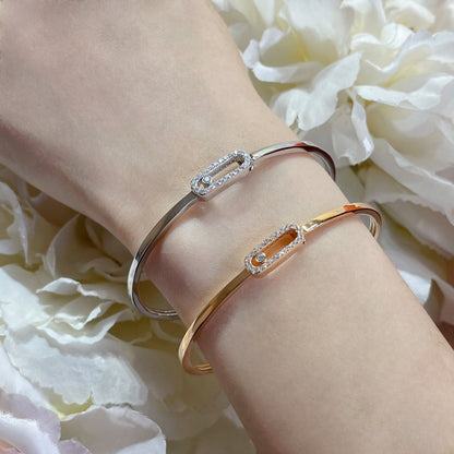 [Vicky]Move Uno pavé flex bangle medium