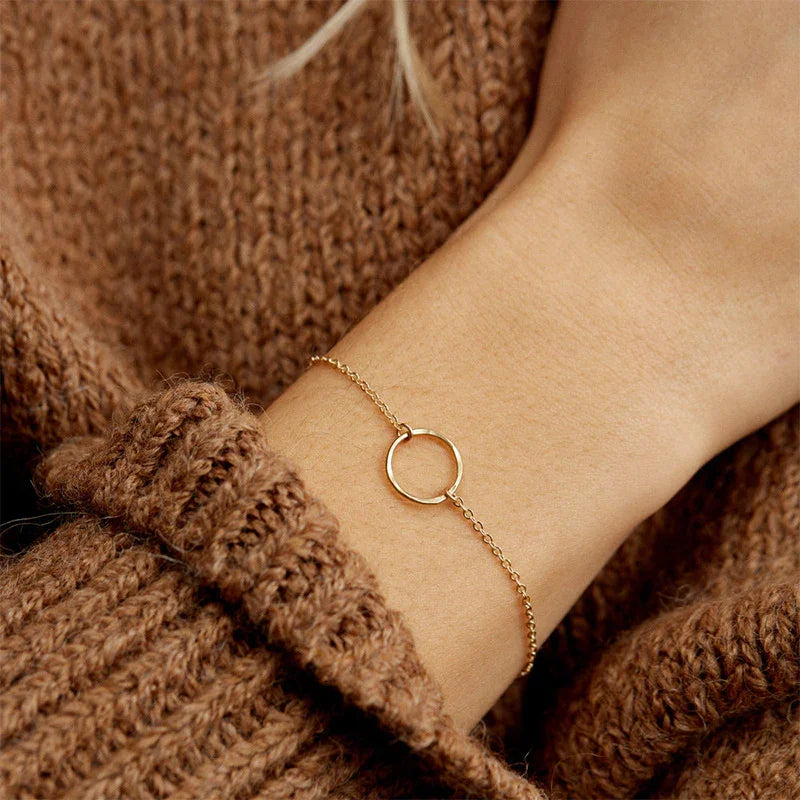 [Royal Vicky]Dalia Gold Hoop Bracelet