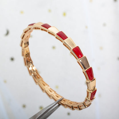 [Vicky]SERPENTI ARMBAND ROTGOLD RUBELLIT