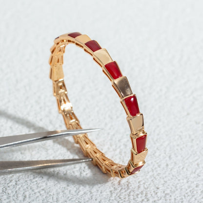 [Vicky]SERPENTI ARMBAND ROTGOLD RUBELLIT