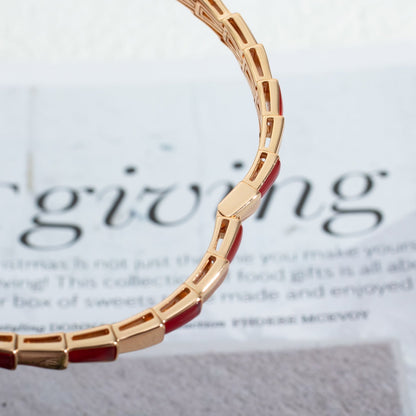 [Vicky]SERPENTI ARMBAND ROTGOLD RUBELLIT