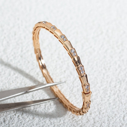 [Vicky]SERPENTI SMALL BRACELET PINK GOLD DIAMOND