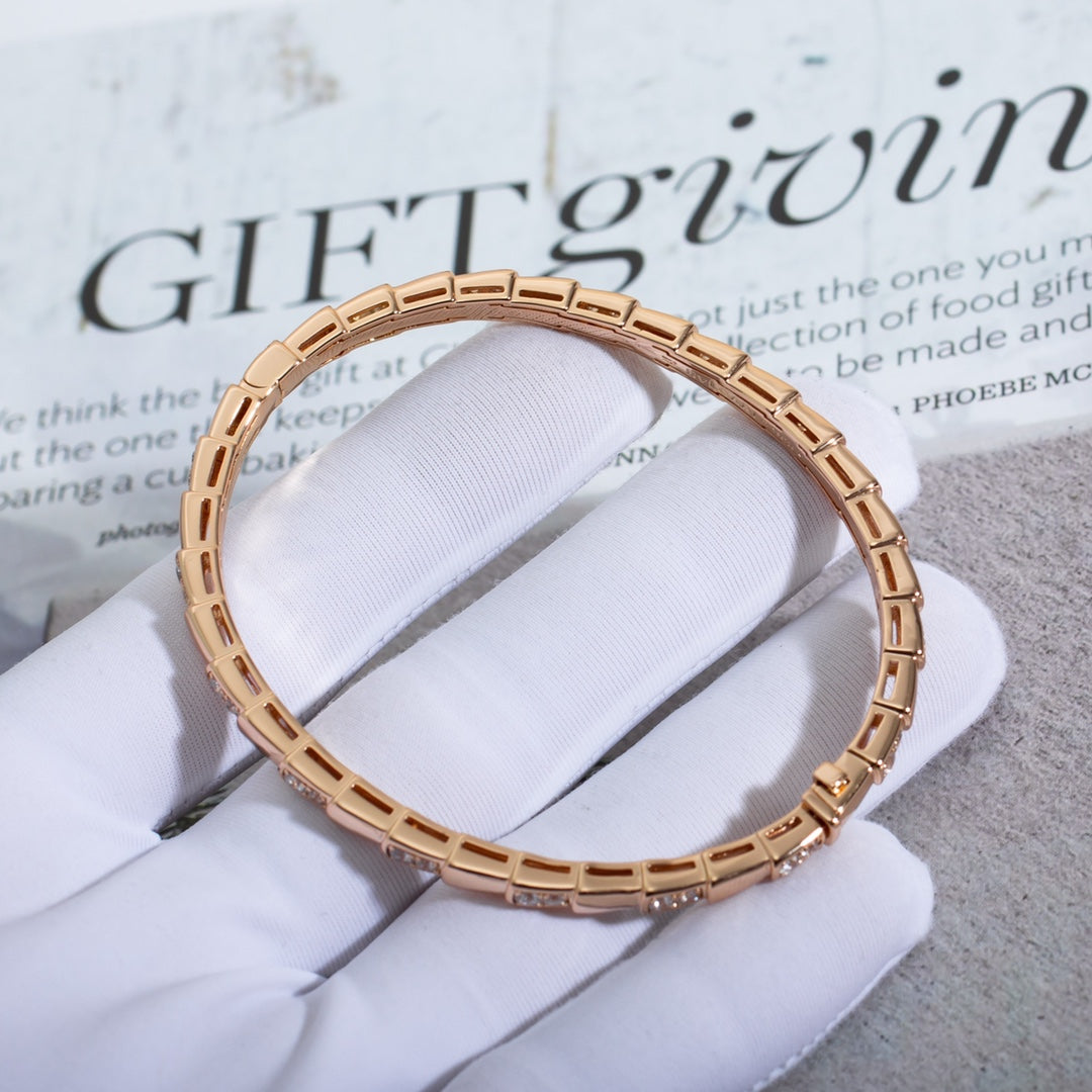 [Vicky]SERPENTI SMALL BRACELET PINK GOLD DIAMOND