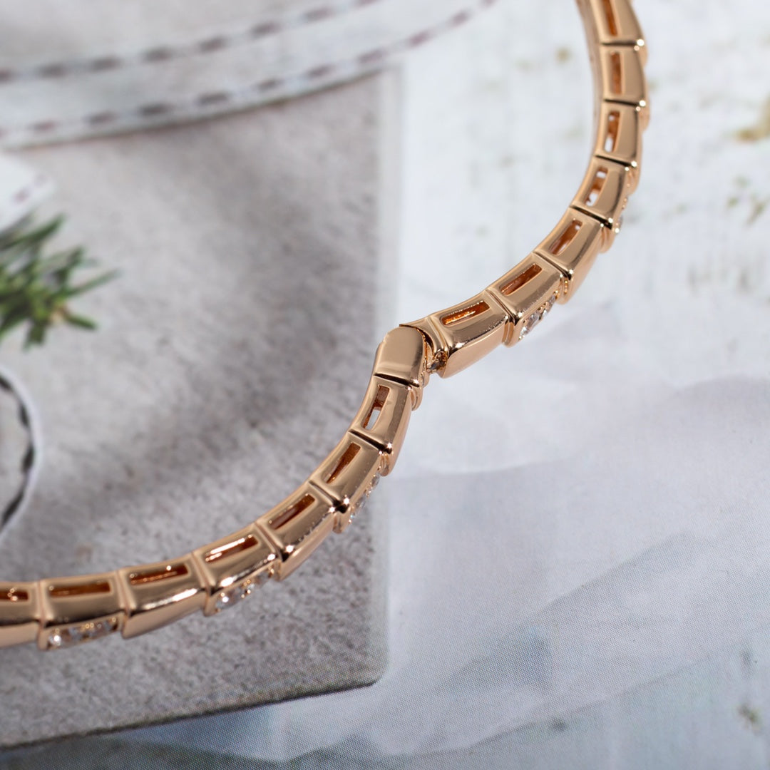 [Vicky]SERPENTI SMALL BRACELET PINK GOLD DIAMOND