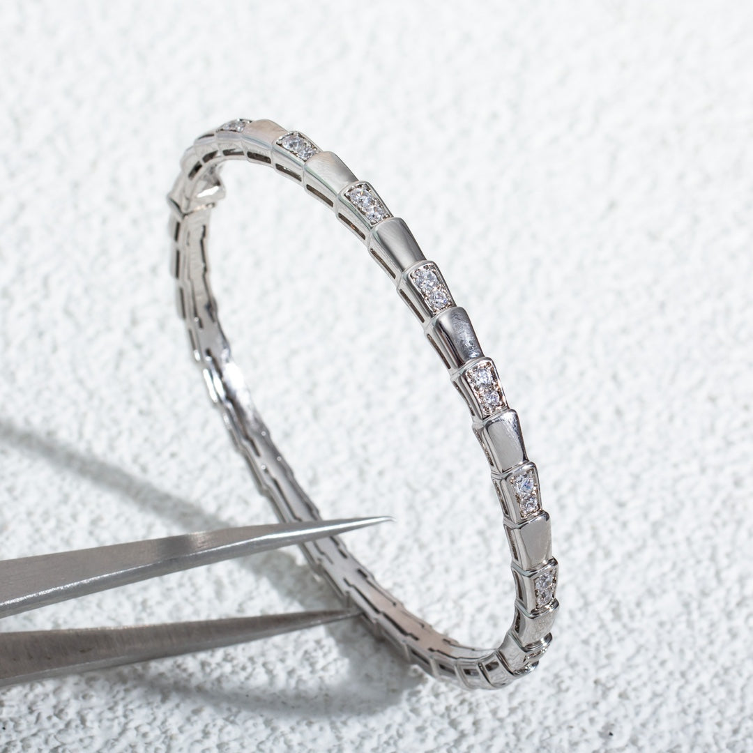 [Vicky]SERPENTI BRACELET SILVER DIAMOND