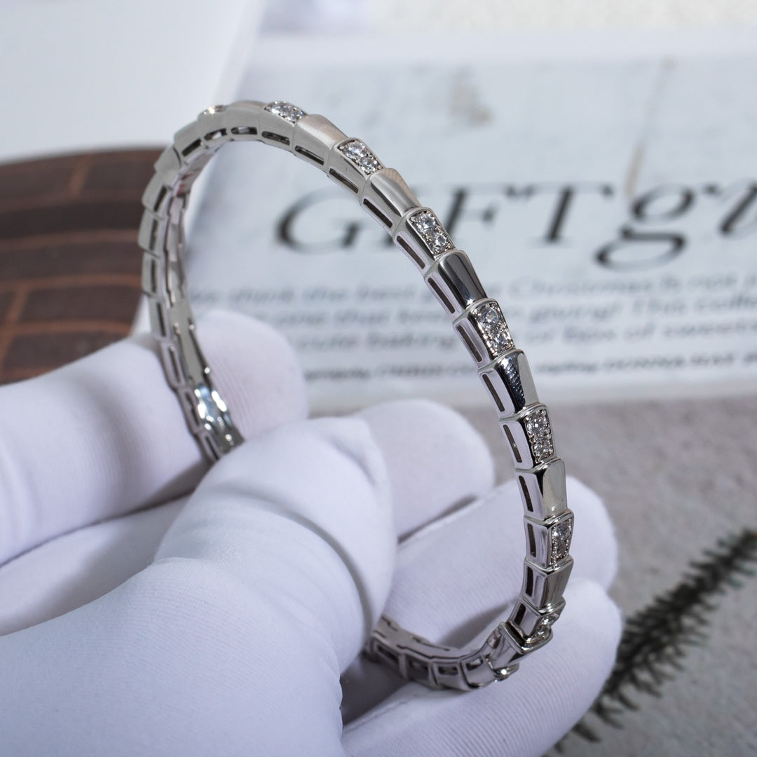 [Vicky]SERPENTI BRACELET SILVER DIAMOND
