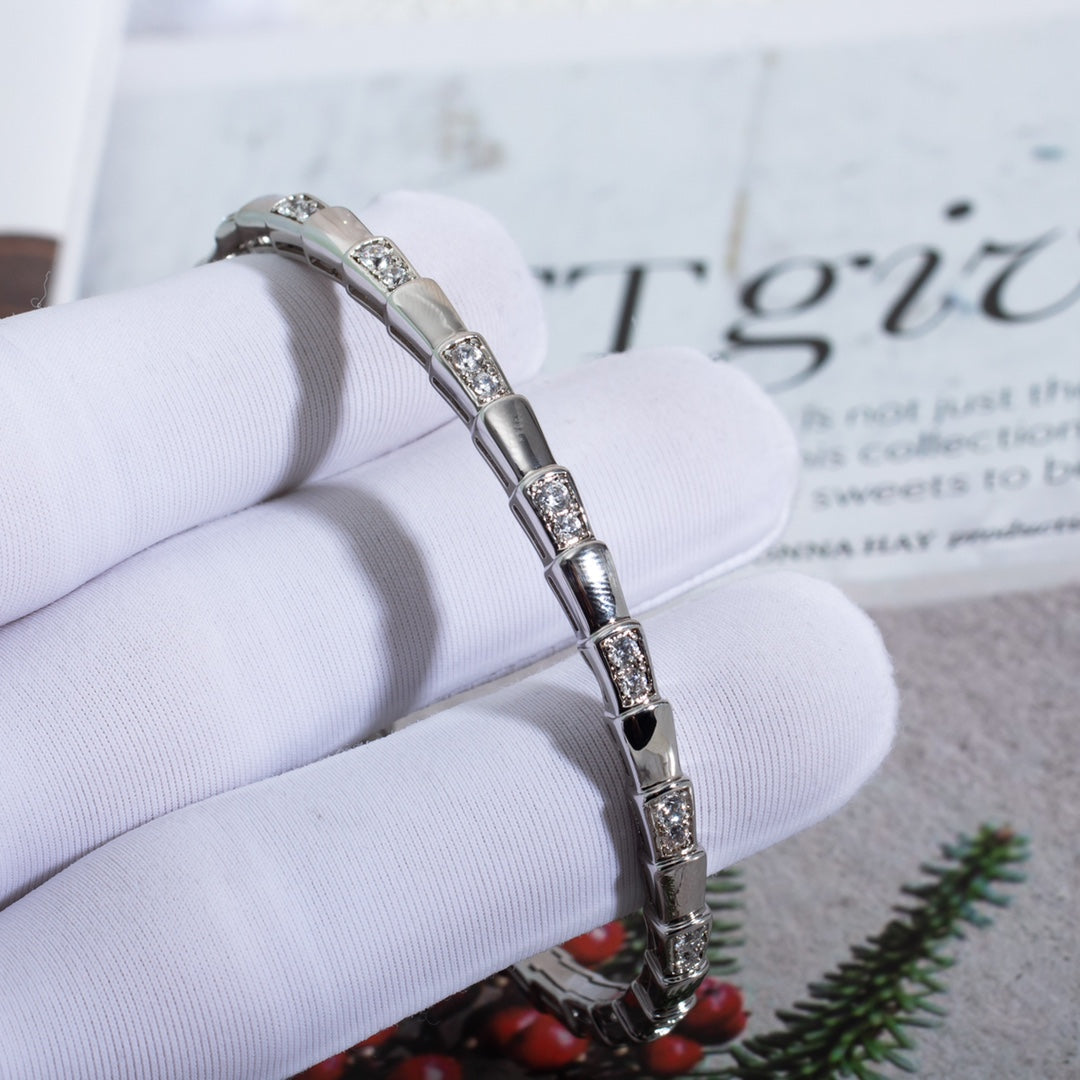 [Vicky]SERPENTI BRACELET SILVER DIAMOND