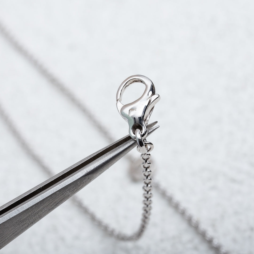 [Vicky]PARENTESI NECKLACE SILVER