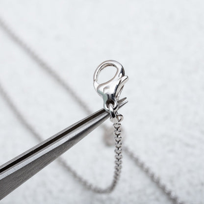 [Vicky]PARENTESI NECKLACE SILVER