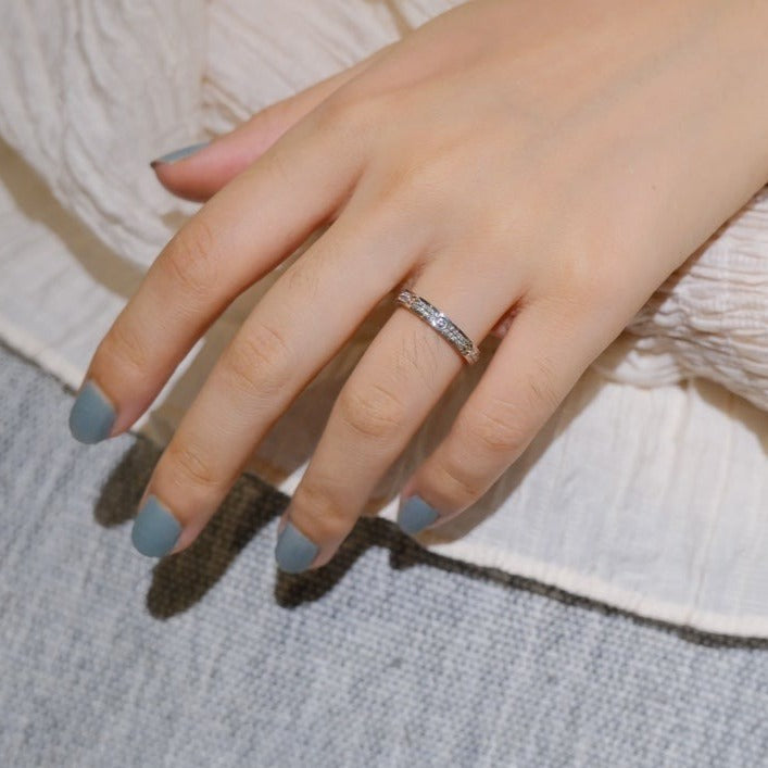 [Vicky]Liebesring 2,65 mm Diamant 