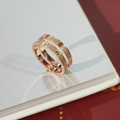 [Vicky]Liebesring 2,65 mm Diamant 