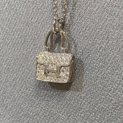 [Vicky]CONSTANCE PEDANT DIAMOND NECKLACE