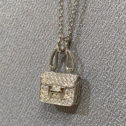 [Vicky]CONSTANCE PEDANT DIAMOND NECKLACE