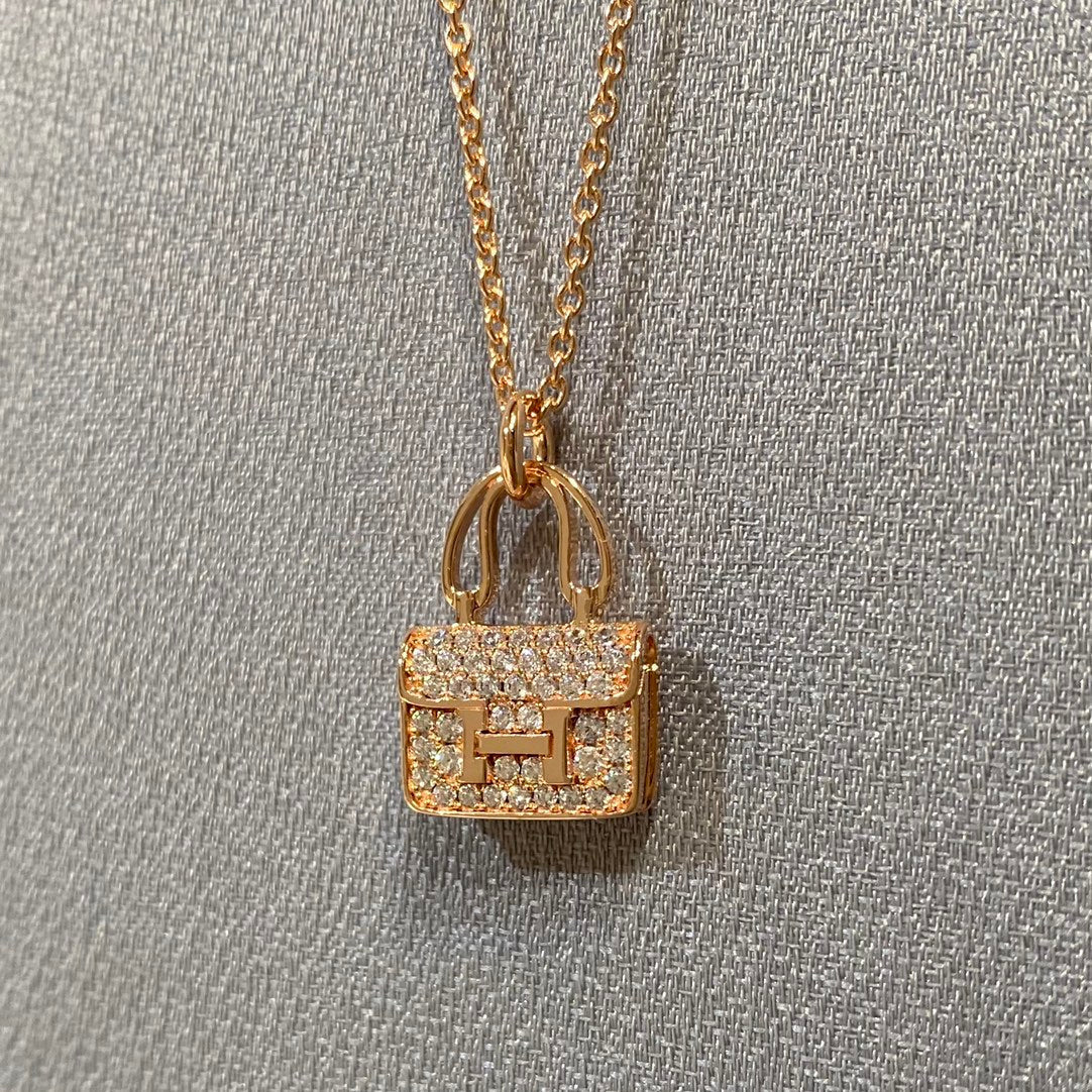 [Vicky]CONSTANCE PEDANT DIAMOND NECKLACE