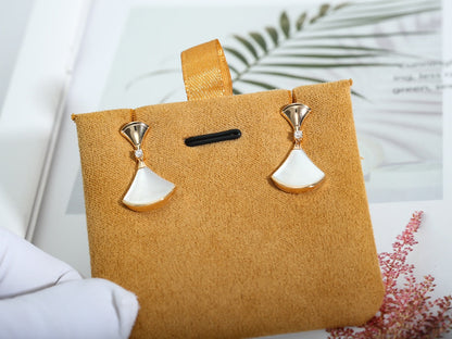 [Vicky]DREAM MOP PINK GOLD EARRINGS