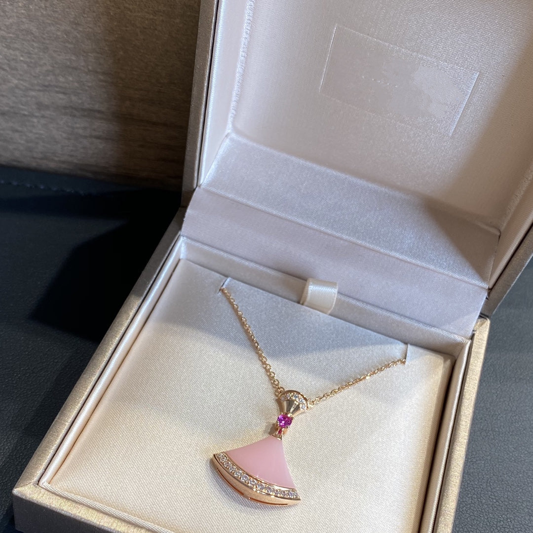 [Vicky]DREAM NECKLACE PINK OPAL