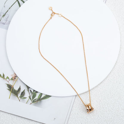 [Vicky]SERPENTI PINK GOLD NECKLACE DIAMOND