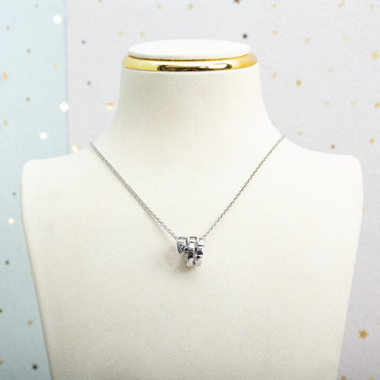 [Vicky]SERPENTI SILVER NECKLACE DIAMOND