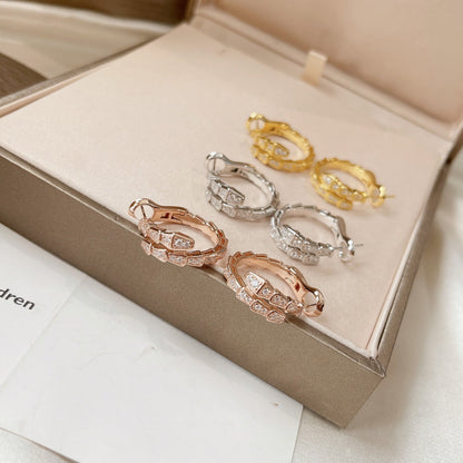 [Vicky]SERPENTI EARRINGS DIAMOND
