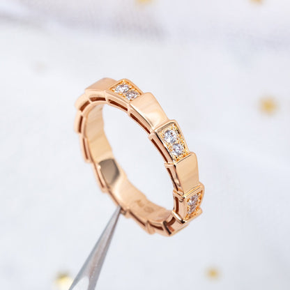 [Vicky]SERPENTI RING ROTGOLD 3MM