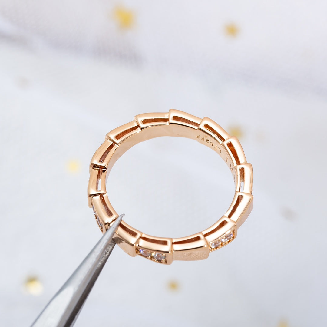[Vicky]SERPENTI RING ROTGOLD 3MM