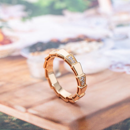 [Vicky]SERPENTI RING ROTGOLD 3MM