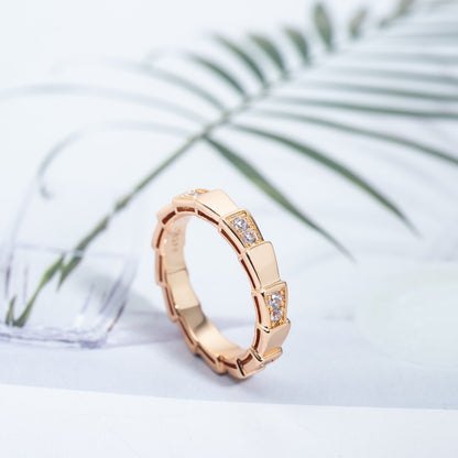 [Vicky]SERPENTI RING ROTGOLD 3MM