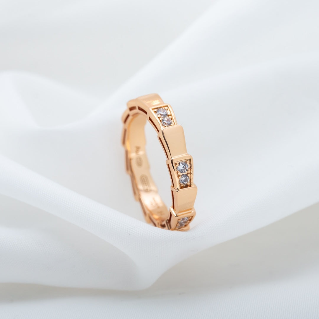 [Vicky]SERPENTI RING ROTGOLD 3MM