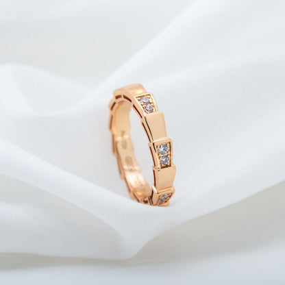 [Vicky]SERPENTI RING ROTGOLD 3MM