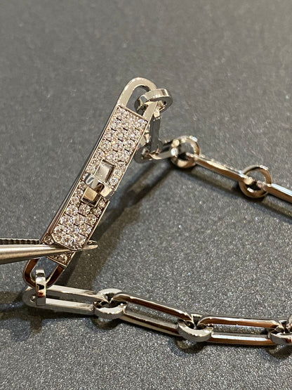 [Vicky]CHAINE BRACELET SMALL MODEL DIAMOND