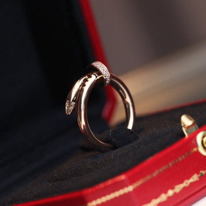 [Vicky]JUSTE RING 2,65 MM ROTGOLD DIAMANT