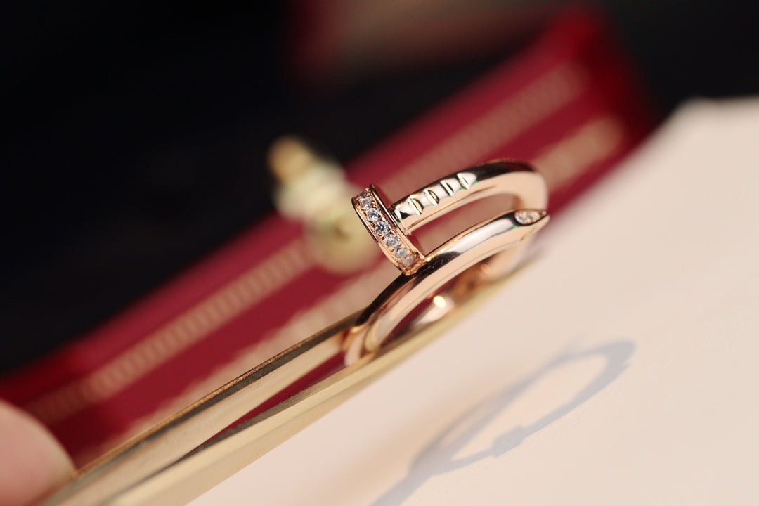 [Vicky]JUSTE RING 2,65 MM ROTGOLD DIAMANT