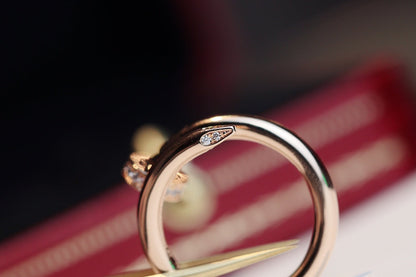 [Vicky]JUSTE RING 2,65 MM ROTGOLD DIAMANT