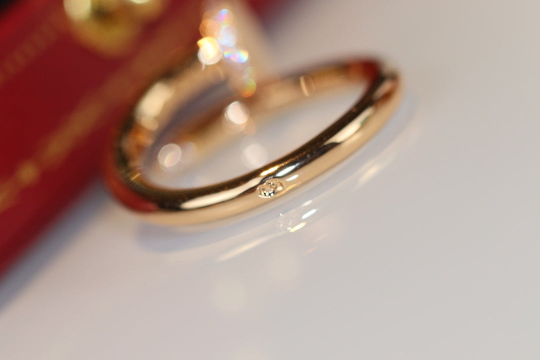 [Vicky]JUSTE RING 2,65 MM GOLD DIAMANT