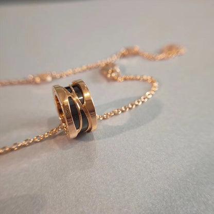 [Vicky]ZERO 1 NECKLACE PINK GOLD