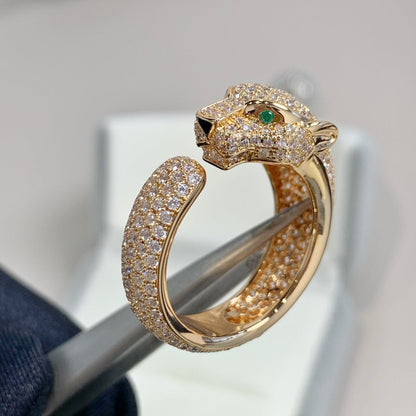 [Vicky] PANTHERE ROSÉGOLD-DIAMANTRING