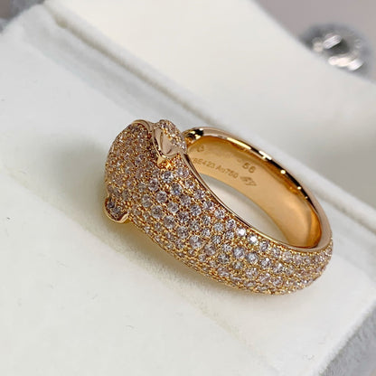 [Vicky] PANTHERE ROSÉGOLD-DIAMANTRING