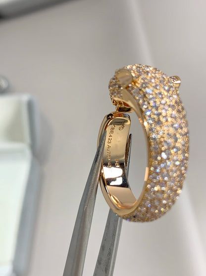 [Vicky] PANTHERE ROSÉGOLD-DIAMANTRING