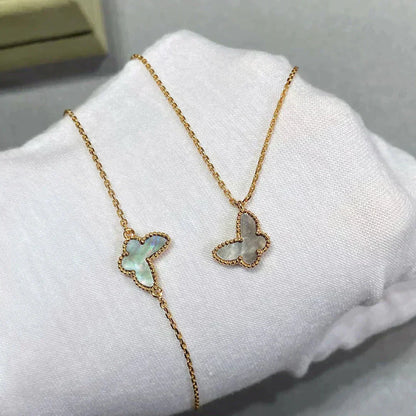 [Vicky]BUTTERFLY DARK MOP BUTTERFLY BRACELET