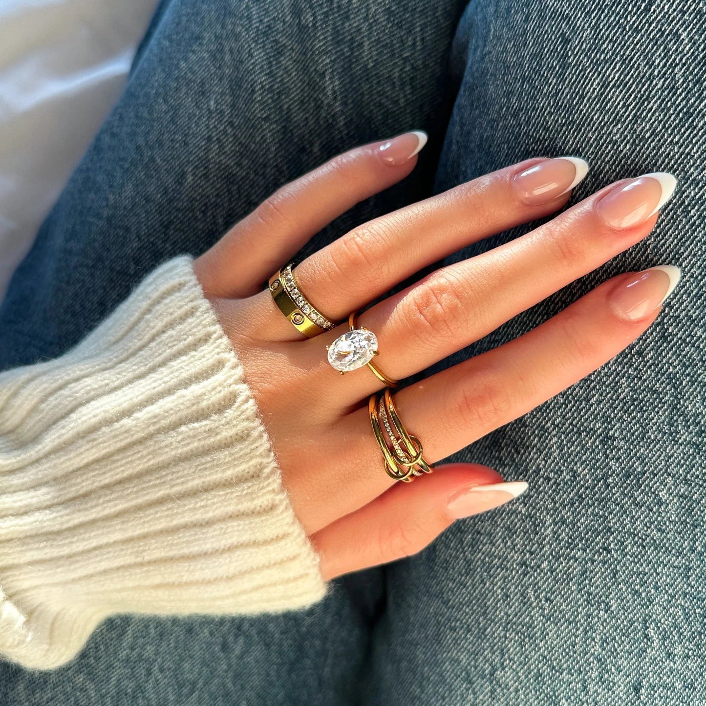 [Royal Vicky]Dara Diamond Ring Stack