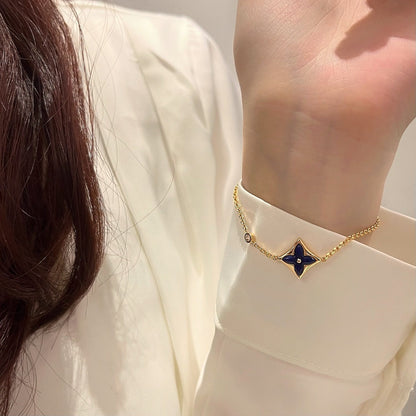 [ヴィッキー]カラースター ピンクゴールド ダイヤモンドブレスレット