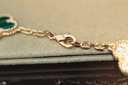 [Vicky]CLOVER 20 MOTIFS ONYX ROSE GOLD
