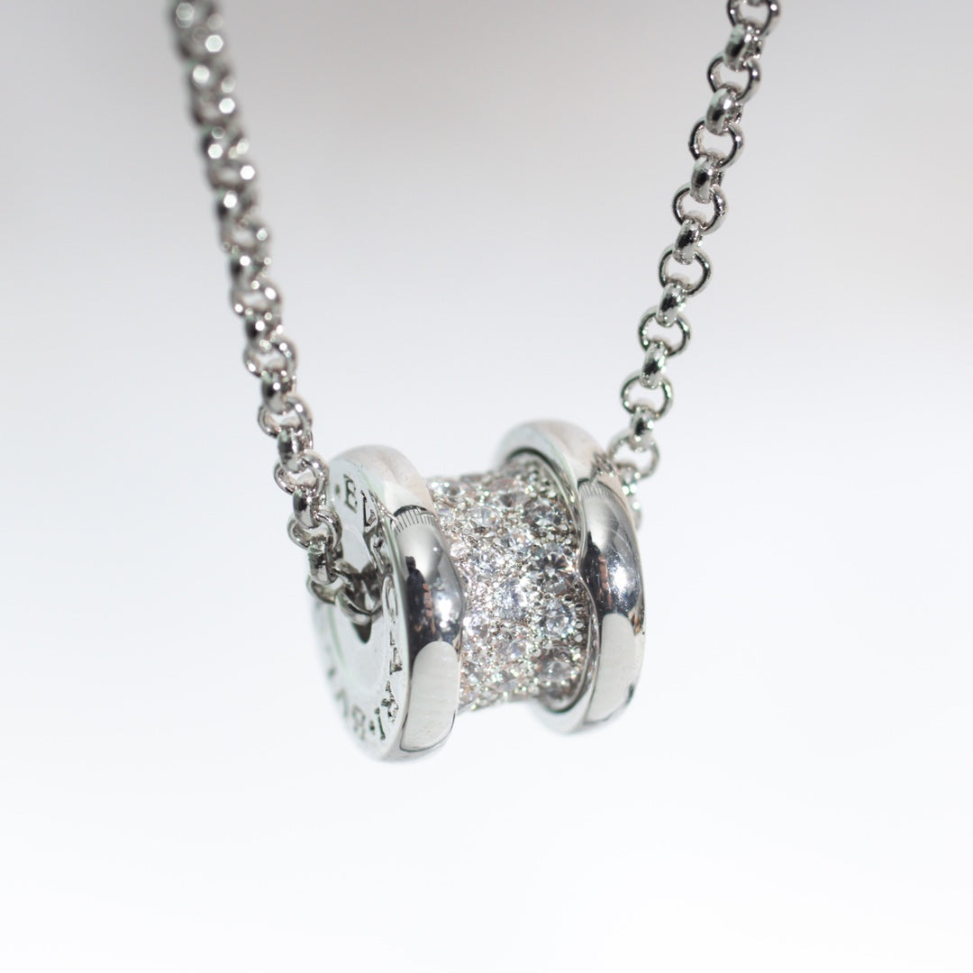 [Vicky]ZERO 1 SILVER DIAMOND NECKLACE