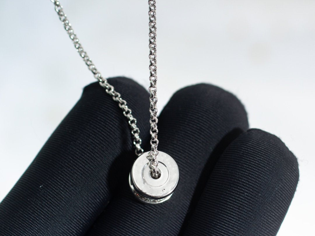 [Vicky]ZERO 1 SILVER DIAMOND NECKLACE